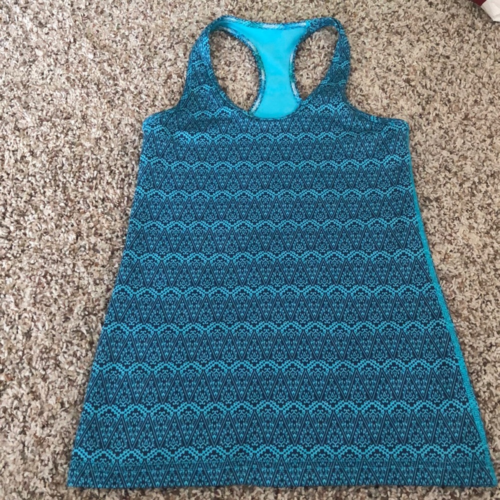 Ivivva athletica teal tank top.